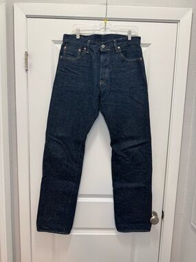 Oni Denim Jean 288 ZR-KAB Regular Straight  Selvedge Crashed Concrete Denim